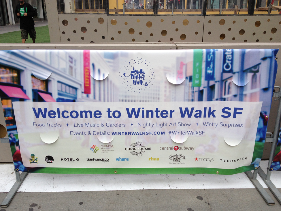 Union Square Winter Walk Is Back! SFMTA
